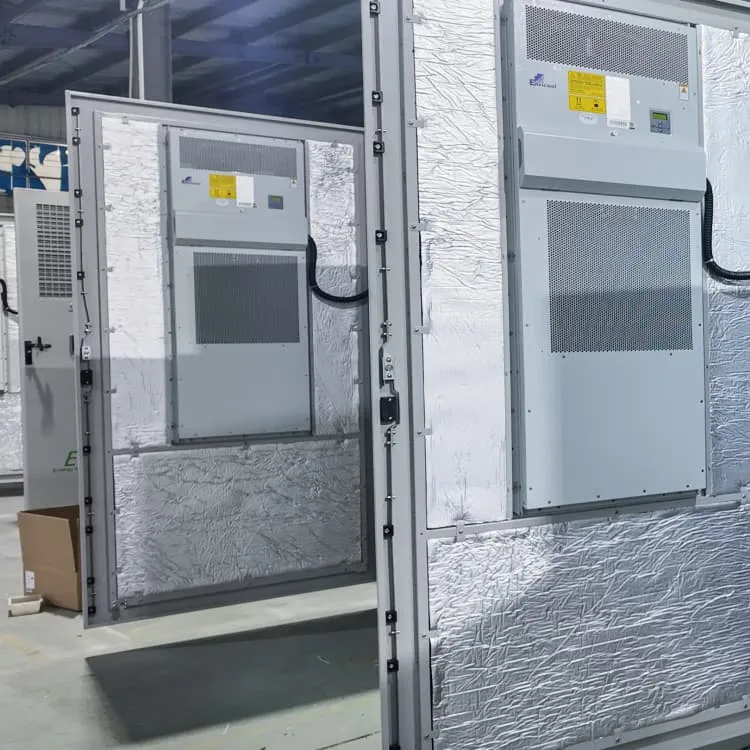 Outdoor installation of energy storage batteries